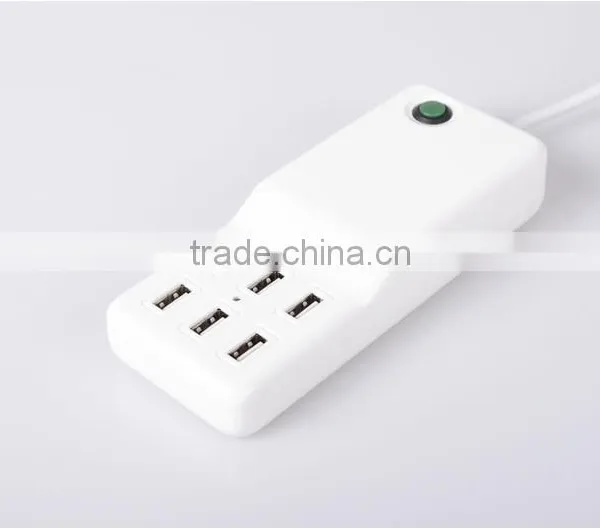 Phone Accessory 6 Ports USB Smart Multi-port Travel Charger photo-5