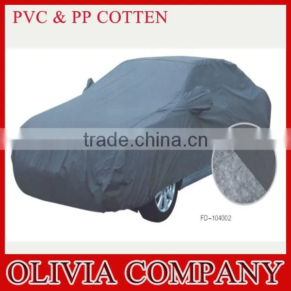 Outdoor Waterproof Polyester PEVA PVC Cotton Car Cover