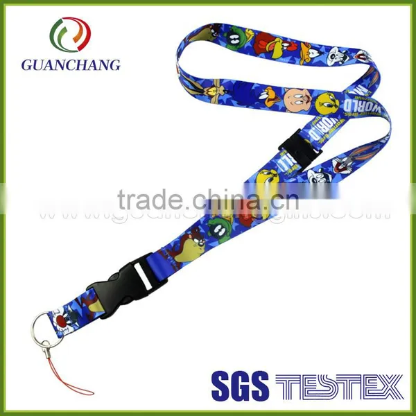 Promotional Custom Polyester Lanyard, Sublimation Print Heat Transfer Printing Lanyard photo-2