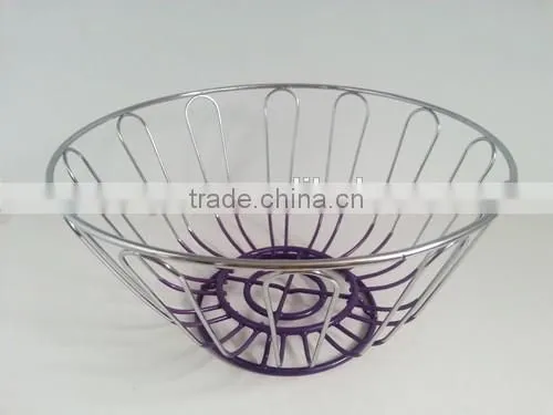 Powder Coating/Chrome Plating/PVC Coating Metal Fruit Busket photo-6