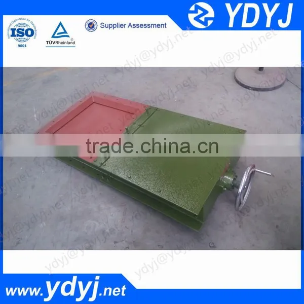 China Square Manual Slide Gate Valve for Lead Dust Collector photo-6