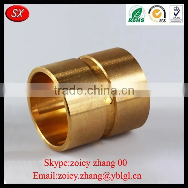 China Manufacture CNC Turned Small Tolerance Brass Sleeve Bushing photo-5