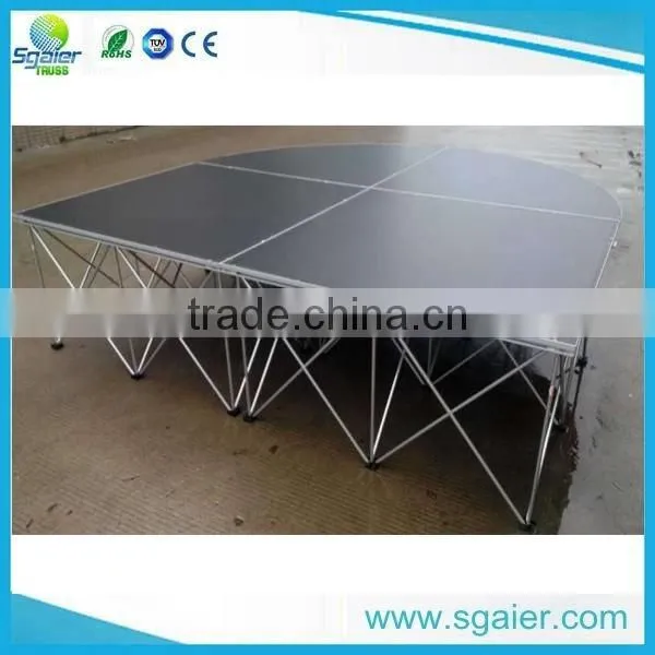 Latest Style Easy Install DIY Aluminum Portable Truss Stage for Exhibition photo-3