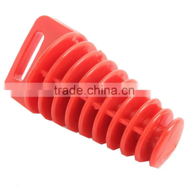 Red Wash Plug Exhaust Muffler Bung Cleaner Wash Pipe-Plug For 4 Stroke Motorbike photo-4