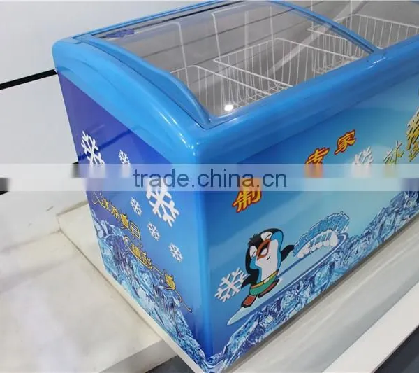 Arc Display Cabinet Series /ice Cream Freezer Fresh Refrigerator Restaurant Freezer photo-2