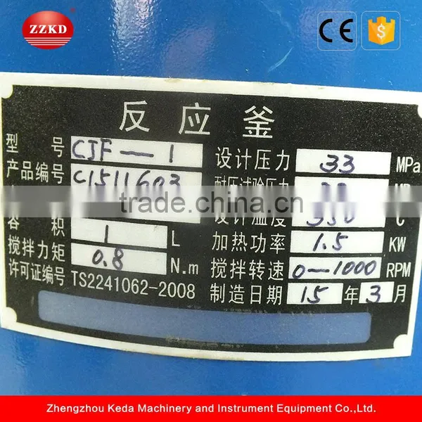 Autoclave High Pressure Reactor With Internal Stir photo-4