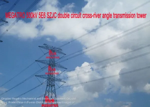 MEGATRO 500kV 5E6 SZJC Double Circuit Cross-river Angle Transmission Tower photo-2