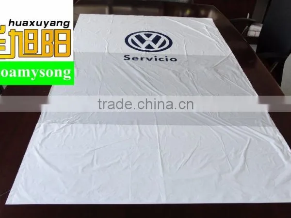 Wholesale LDPE White Color Printing VW Logo Waterproof and Two Pockets 500pcs per Roll Plastic Disposable Car Seat Cover photo-4