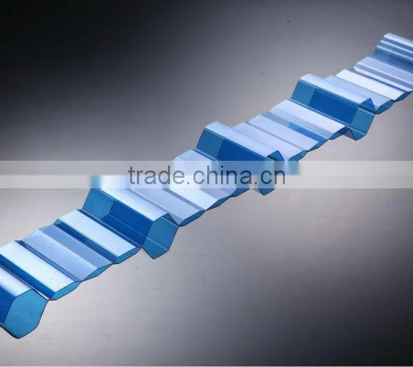 Co-Extruded Plastic Polycarbonate Corrugated Roofing Sheet (Valuview Blue TRIMDEK) photo-3