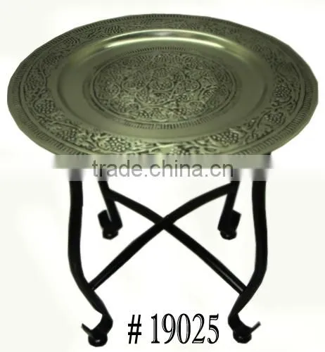 Round Embossed Coffee Table photo-2