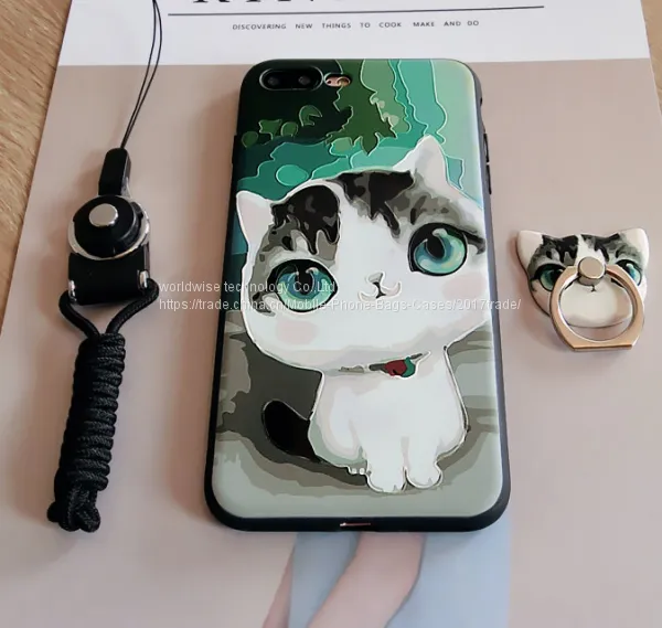 Cute Cartoon Cell Phone Cover Case Silicone Mobile Phone Cases for IPhone7/7Plus/6/6s/6plus/6splus Back Cover Housing photo-2