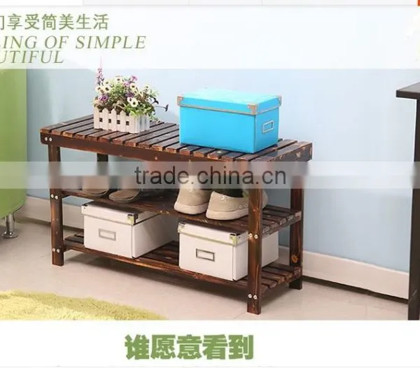 Simple Wooden Shoe Rack photo-3