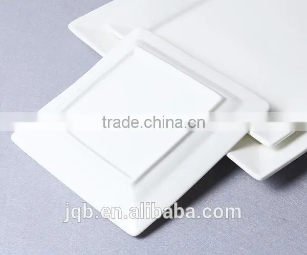 High Quality White Square Dining Plate Set photo-4