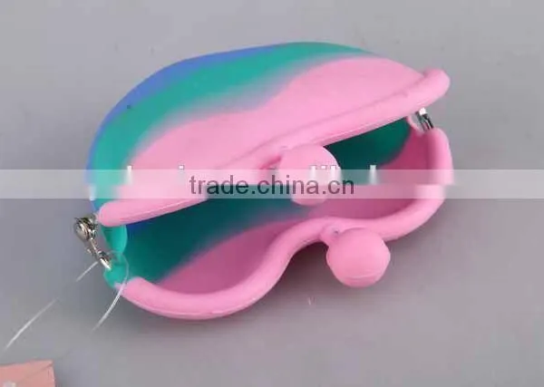 Colorful Silicone Purse/Heart-Shaped Coin Purse photo-3