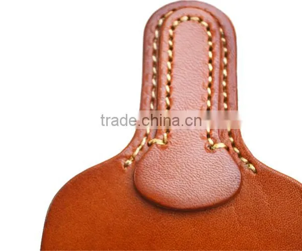 Handmade Band Card Holder Genuine Leather for Travel Retractable Badge photo-3