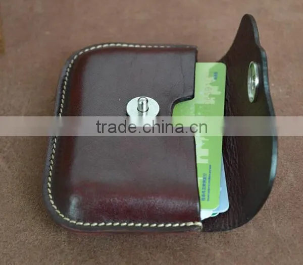 High Quality Rfid Genuine Leather Money Clip Wallets ,leather Card Holder. photo-3