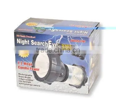 Rechargeable LED Spotlight With Camping Lantern
