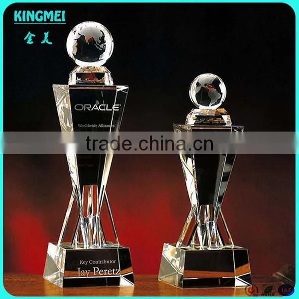 KM-ZP85 2014 Factory Wholesale Customized Clear Acrylic Award&trophy,blank Glass Crystal Awards photo-6