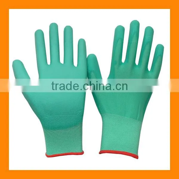 Cheapest PU Palm Fit Gloves Multi-colors Softtextile PU Glove Industrial Work Safety PU Coated Gloves photo-6