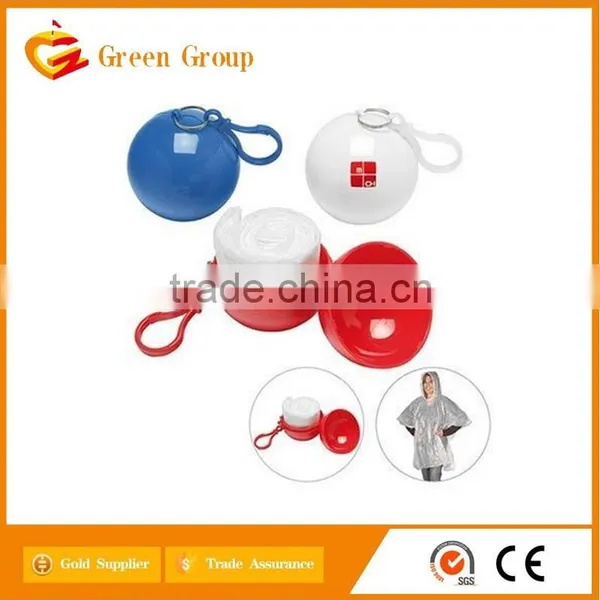 PE Poncho With Ball, Ball Poncho, Raincoat With Ball for Promotion photo-3