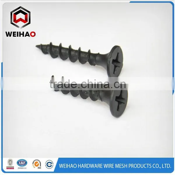 Black Drywall Screws Fine Thread Screws Philps Drive Plug Head Harden Ceiling Drywall Screws Drywall Screw Furniture Screws photo-2