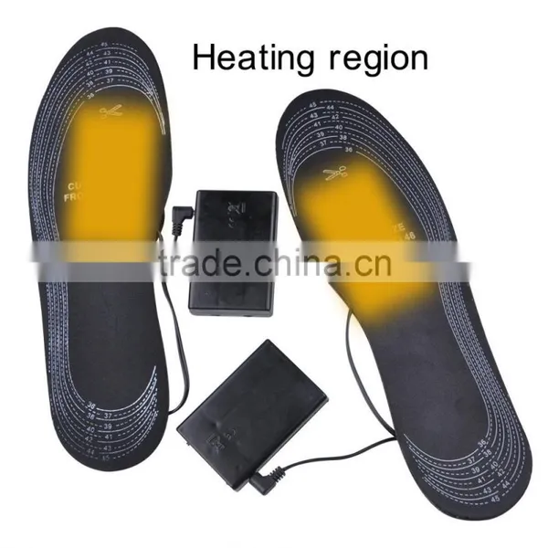 Battery Heated Insoles With Leg Straps Battery Powered for Men Women Foot Warmer photo-3