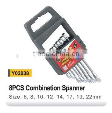 Y02031 8PCS 6-22MM Combination Spanner Set photo-2