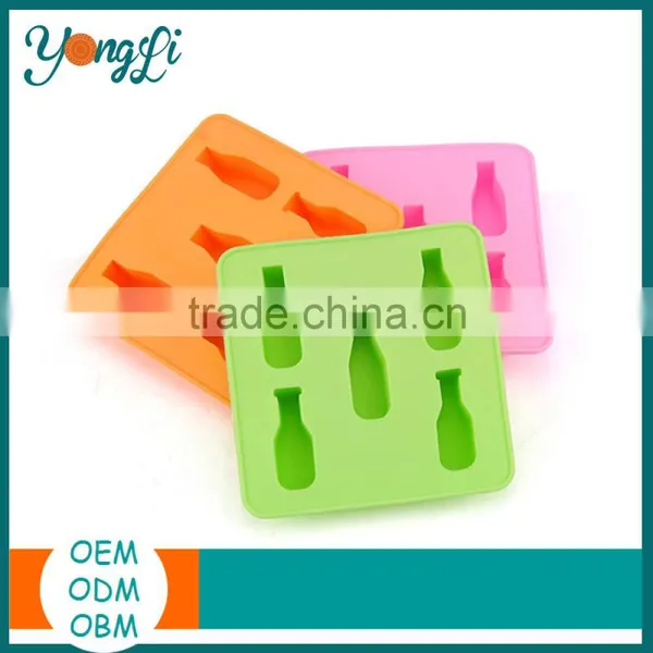 Non-stick Silicone Bottle Mini Ice Cube Tray photo-2