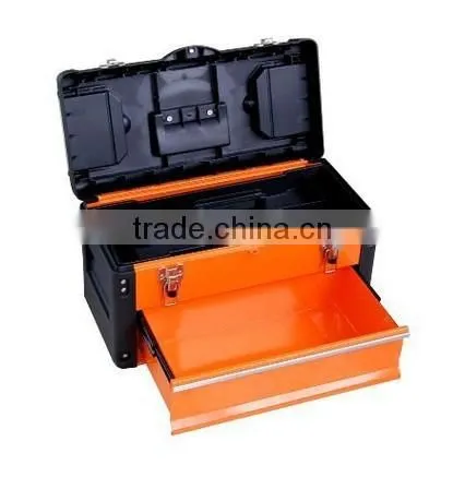 Hand Carry Iron Tool Box With Drawer 49.7x25.3x28.9cm photo-2