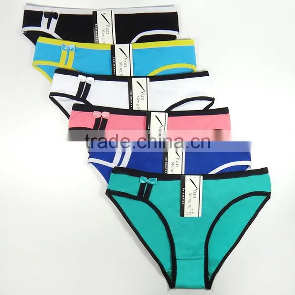 Soft Cotton Briefs For Women Preteen Panty Sexy Underwear photo-4