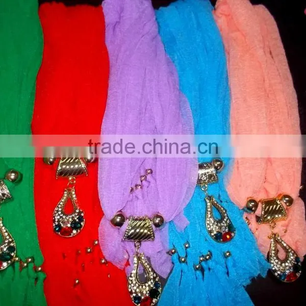 Indian Pendant Scarves,Jewel Scarves, Export Quality Scarves photo-4