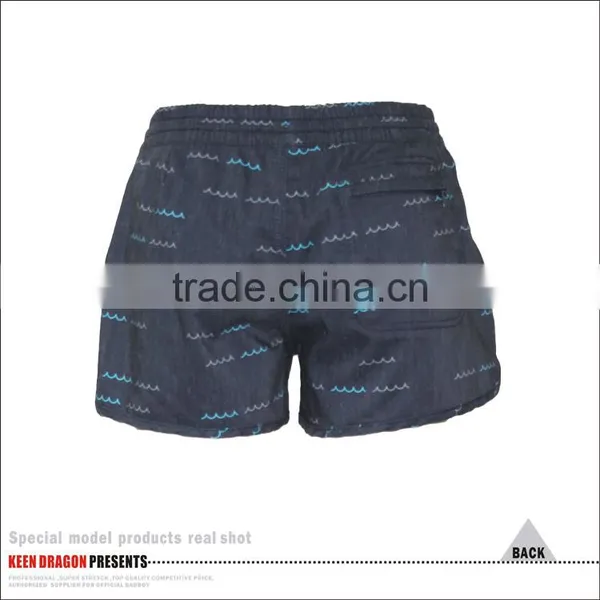 Full Elastic Women's Shorts Sublimation Printing Ladies Surf Shorts photo-5