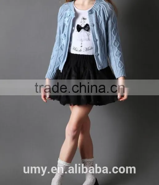 Cotton Handmade Round Neck Sweater Design for Girl photo-3