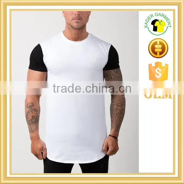 Superfit Cuved Hem Extended Gym Sports t Shirt Man photo-2