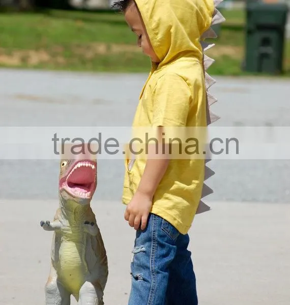 Unisex Dino Hoodie Dinosaur Costume Party Kids Trex Clothing Cool Baby Clothes photo-5