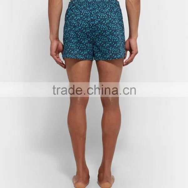 Fashion Design Printed Mens Swim Brief Printed Swim Shorts photo-2