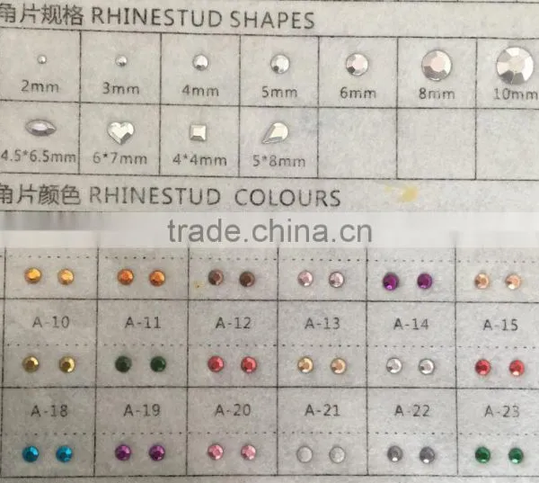 Hot Fix Octagon Aluminum Beads Hot Fix Rhinestud photo-6