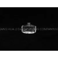 Customized 100ml Appliqu Clear Perfume Glass Bottles and Jars