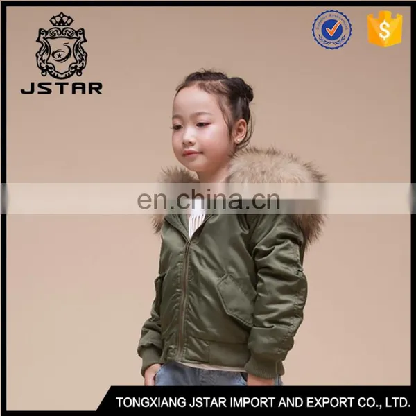 Best Selling Famous Bomber Kids Coats Straight Jacket Coat photo-4
