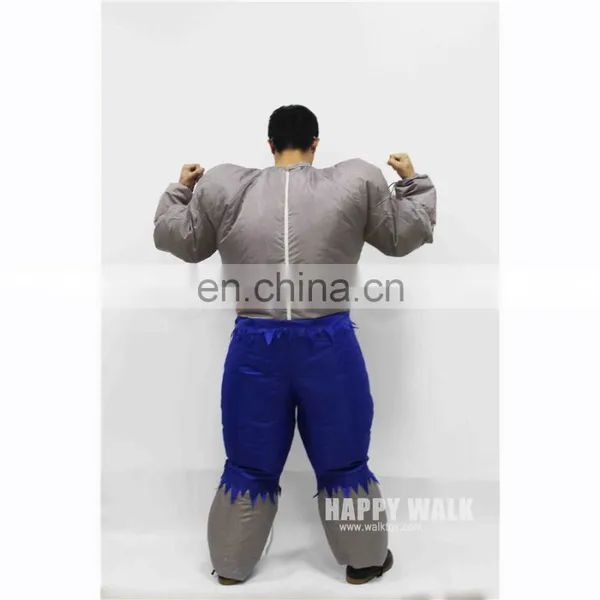 EN71 Good Quality Inflatable Costume Muscle Man Costume Cosplay Costume Can Blower photo-5