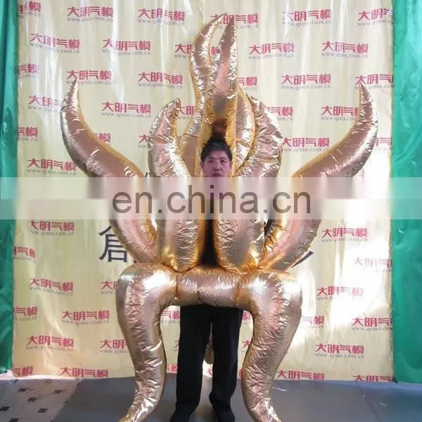 Customized Multicolor Backpack Inflatable Carnival Octopus Costume photo-2