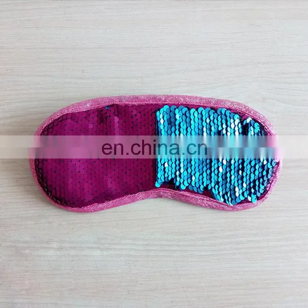 Professional Customized Sequin Decoration Soft Plush Eye Msk photo-2