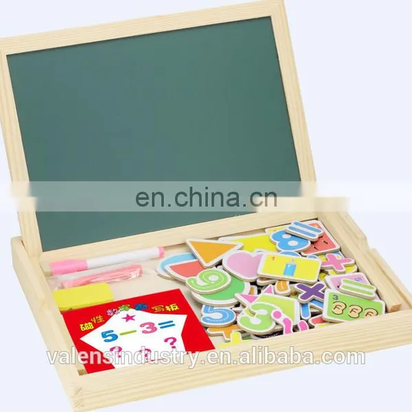 OEM Wholesale Educational Wooden Magnetic Kids Drawing Board/educational Toys for Kids photo-3