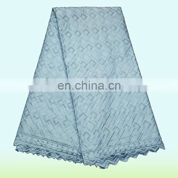 100% Polish Cotton Lace Fabric Polished Cotton Lace No.LP41200117