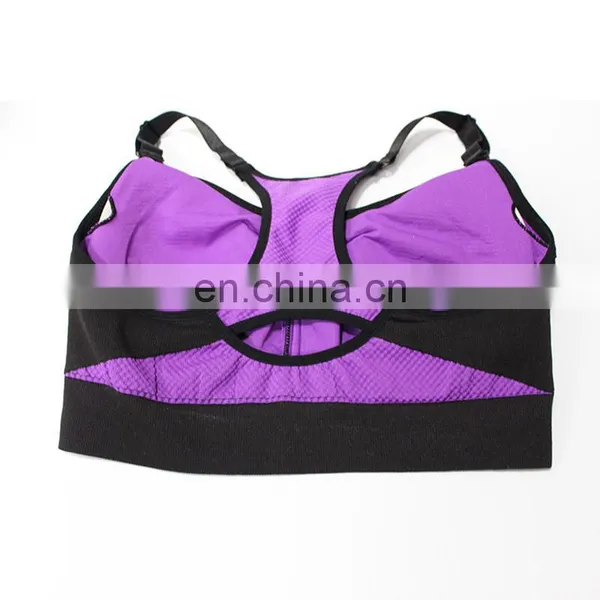 2017 Wholesale Women Sexy Fashion Wire Free Seamless Yoga Wear Sports Bra photo-5
