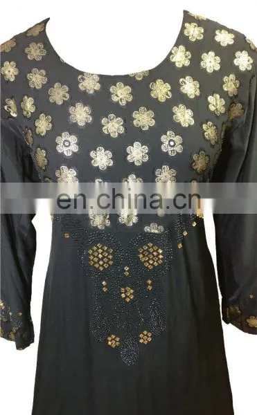 2017 Casual Wear Floral Printed Burkha / Latest Islamic Wear Abaya Burqa For Muslim Wear (dubai Abaya 2017) photo-2
