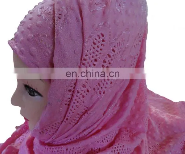 Solid Pink Color Scarf / Latest Hijab Scarves Headscarf For Casual Daily Wear / Party Wear Stoles 2017 / Ocassion Wear Pashmina photo-6
