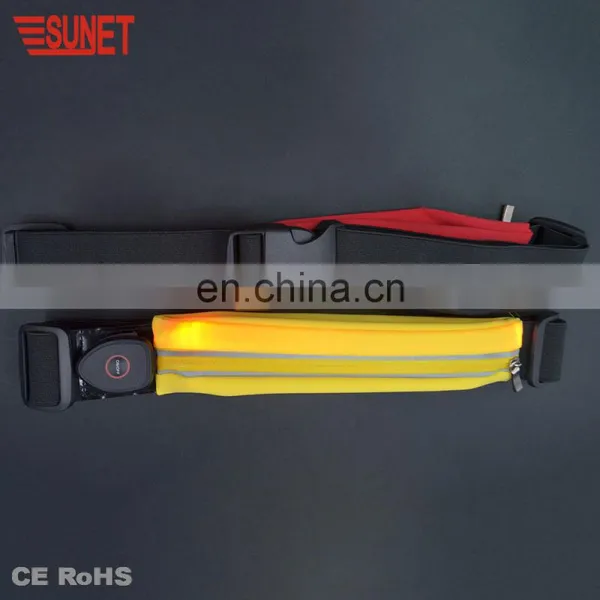 Shenzhen Manufacturer Led Waist Pack Bag, Running Workout Belt, High Visibility Runner Belt photo-2