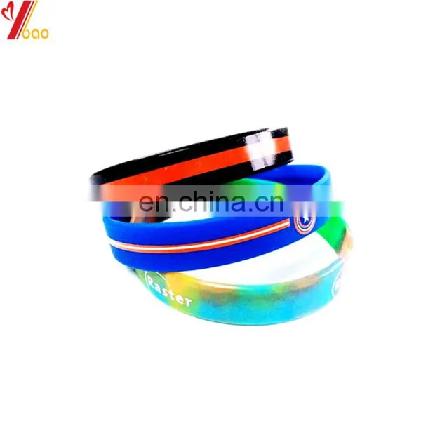 Promotional Cheap Silicone Wristband, Embossed Wristband, Print Logo Wrist Band photo-3