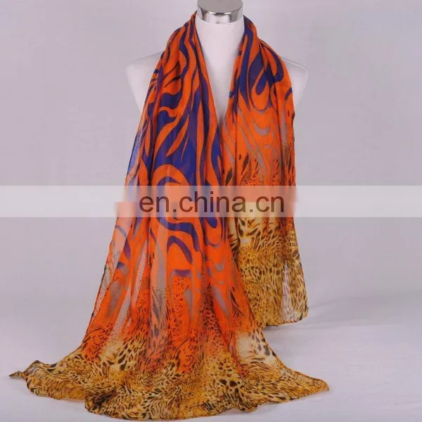 Cotton Voile Scarves With Different Imprinting Spring Scarves 180*90cm photo-6